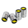 4 Uds para Chevrolet Aveo Cruze Malibu Spark Lova Orlando Captiva Optra Trax cubiertas decorativas de neumáticos de aleación tapa de válvula de rueda de coche