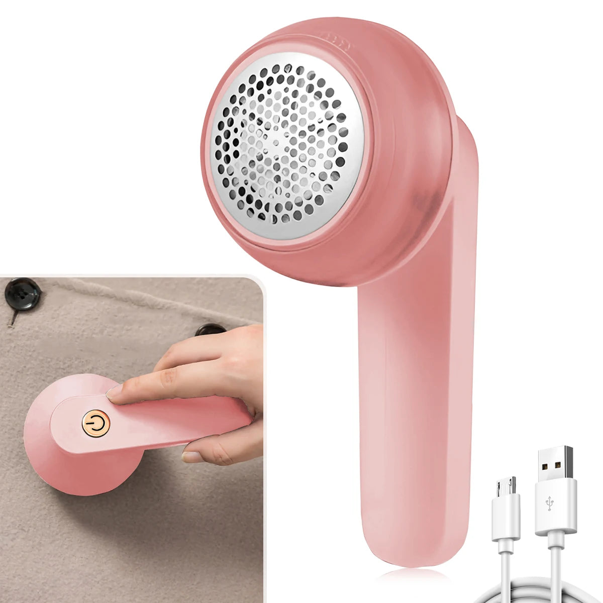 Eliminador de pelusas eléctrico, afeitadora de tela de pellets recargable para ropa, eliminador de pelusas, bolas de pelo portátiles, removedores de pelusas