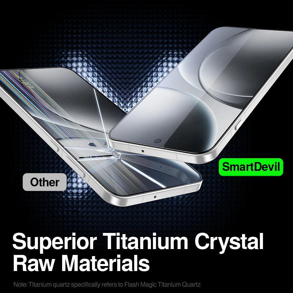 Película de vidrio templado SmartDevil para OPPO Find X9 Ultra X9 Pro X9 HD, Protector de pantalla transparente, vidrio Corning antiarañazos
