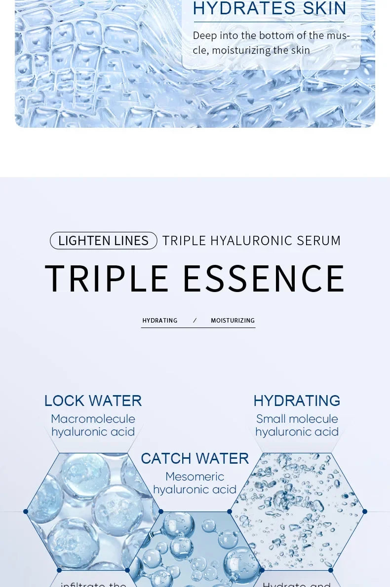Sadoer cuidado de la piel suero líquido de ácido hialurónico hidratante Facial Lifting Glow Up нити дляislavтяжки лица Dermapen Serum 2ml * 7Pcs
