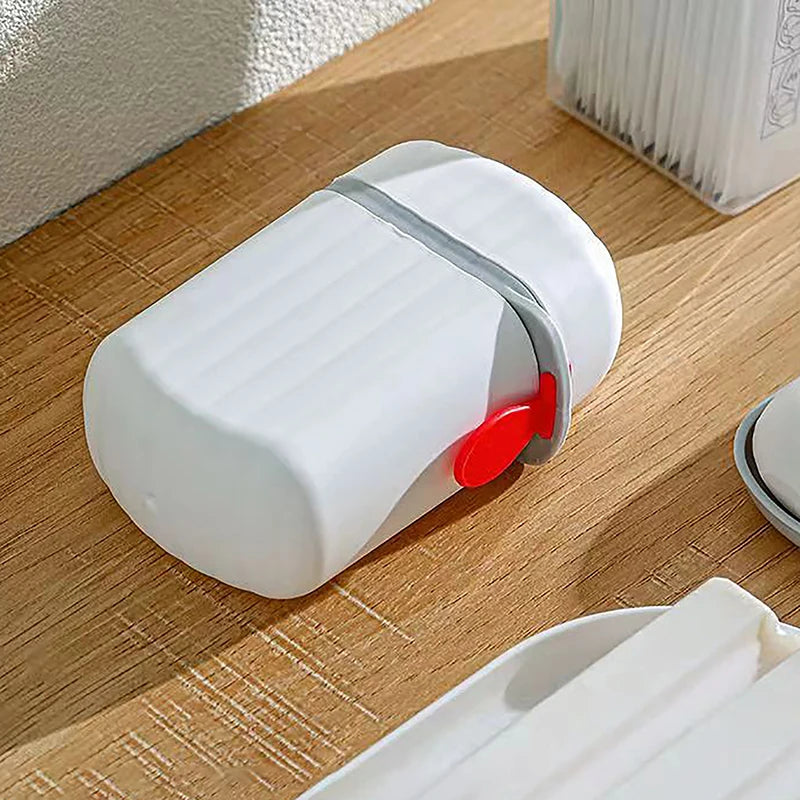 Jabonera con Tapa Hermética, Caja de Almacenamiento Impermeable para Viajes, Hogar, Baño, Jabonera para Exteriores, Organizador de Jabón