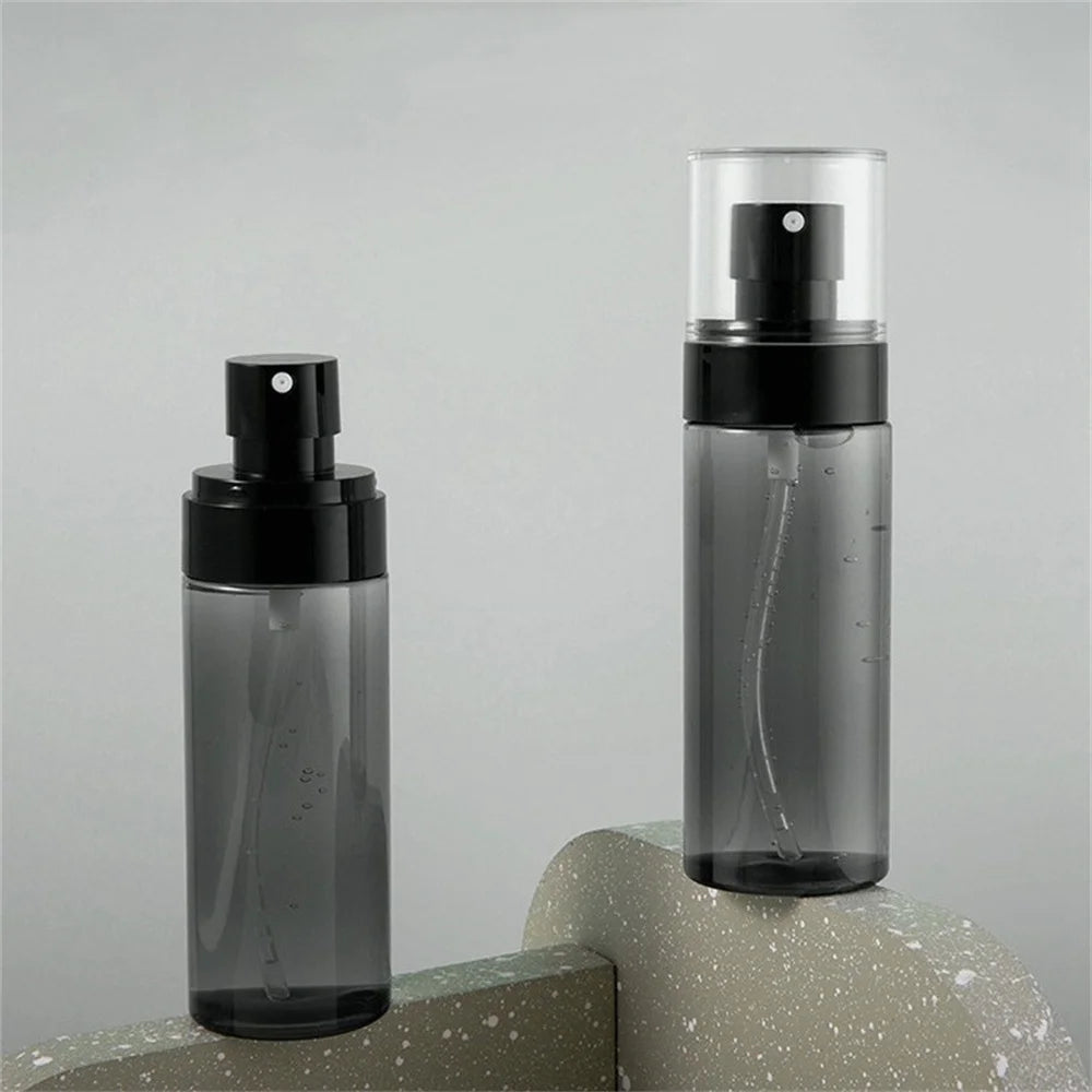 Botella de Spray de 60ml, 80ml, 100ml, 120ml, botella de niebla fina recargable, botella cosmética portátil, botella de loción Sub-embotellado