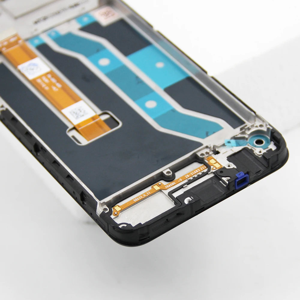 Pantalla de 6,5" para Realme 7i (Global) Pantalla Lcd Pantalla táctil digital con conjunto de marco para reemplazo OPPO Realme 7i