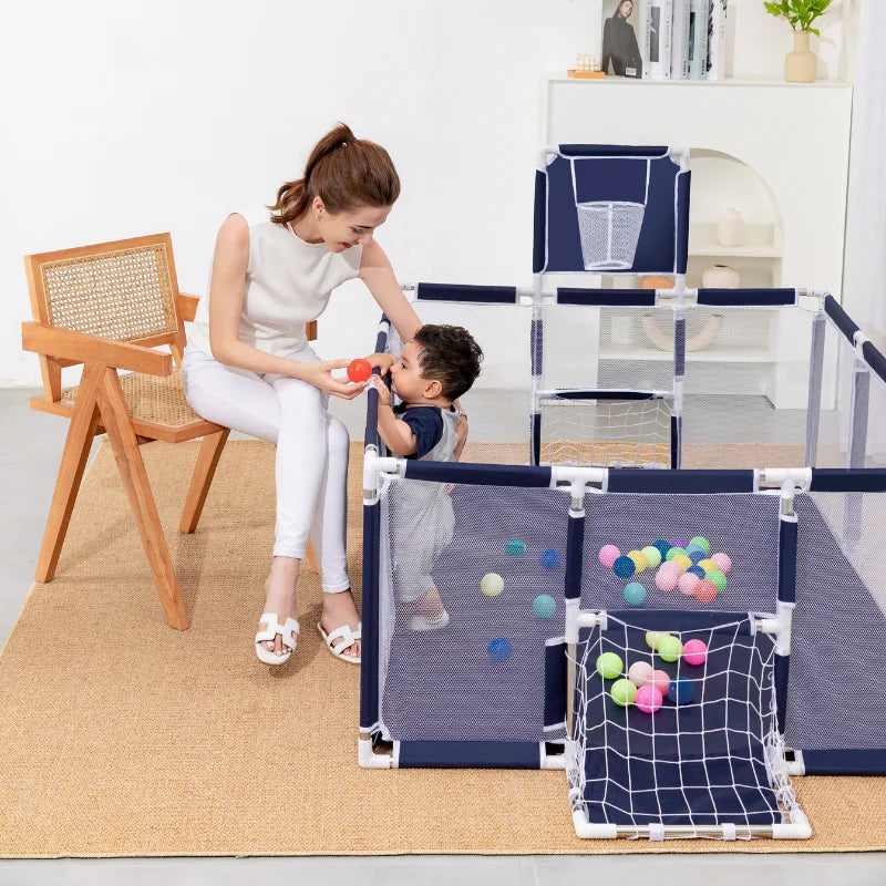 Parque infantil para bebés, recién llegado, parque infantil para bebés de 6 meses a 6 años, parque infantil para niños, valla de seguridad interior para bebés