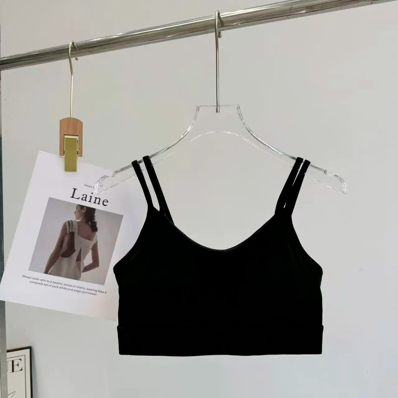 Sujetador Deportivo para Mujer, Resistente a Impactos y con Efecto Push-Up, Ropa Deportiva, Sujetador de Yoga de Secado Rápido para Verano y Alta Intensidad