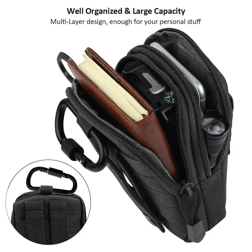 Riñonera Para Hombre, riñoneras colgantes de camuflaje de jungla, riñonera Para deportes al aire libre, bolsas multifuncionales Para Hombre
