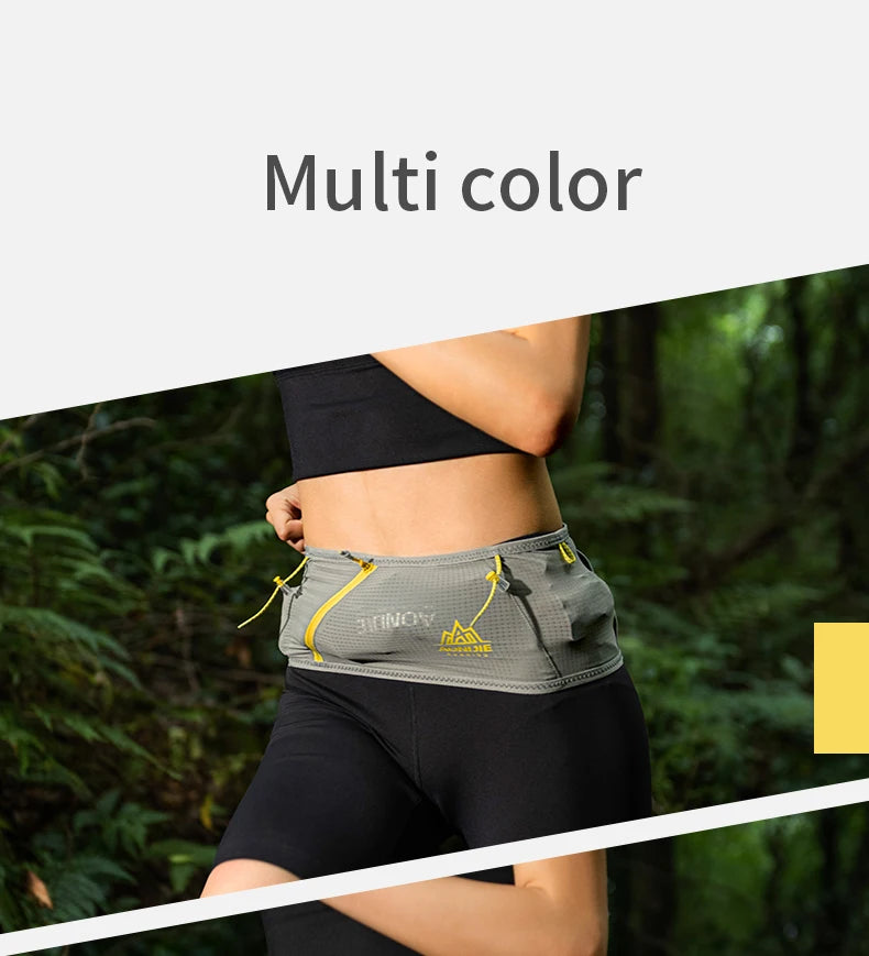 AONIJIE W8101 cinturón de hidratación para correr riñonera bolsa de dinero de viaje Trail Marathon gimnasio entrenamiento Fitness soporte para teléfono móvil