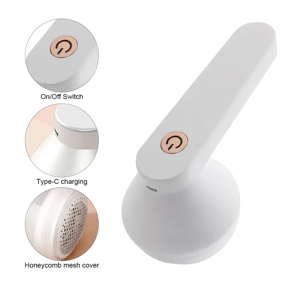 Afeitadora de pelusas para ropa, Defuzzer eléctrico de piel operado por USB, eliminador de pelusas portátil de 850mAh, herramienta de limpieza del hogar