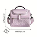 Bolsa de almuerzo portátil, caja térmica para alimentos, duradera, impermeable, nevera de oficina, lonchera con correa para el hombro, bolsa de Picnic para parejas, Unisex