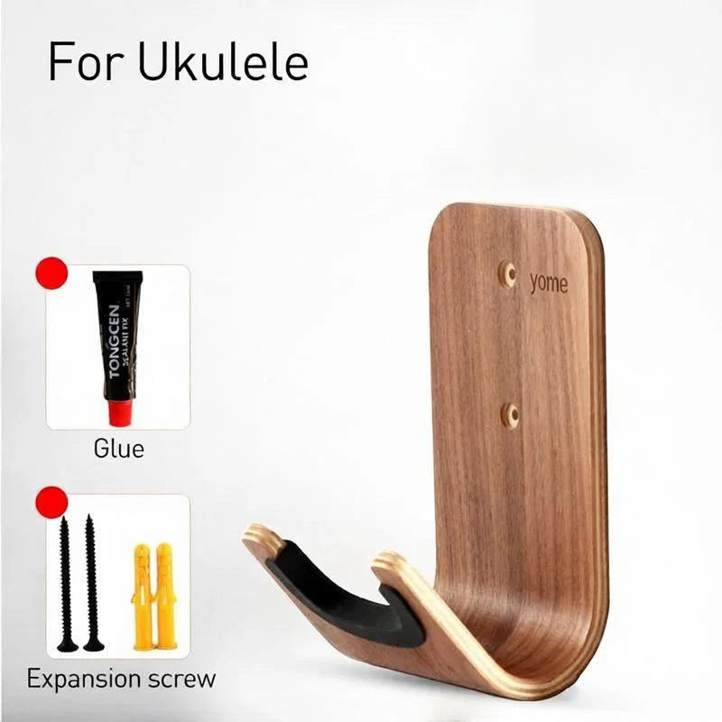 Colgador de instrumentos de cuerda, estante de almacenamiento colgante para el hogar, soporte montado en la pared, ahorro de espacio, tipo de guitarra