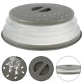 Protector Antisalpicaduras Plegable para Microondas, Apto para Lavavajillas, con Asa de Fácil Agarre, Filtro Ventilado para Alimentos, Herramienta de Cocina para Preparación de Comidas