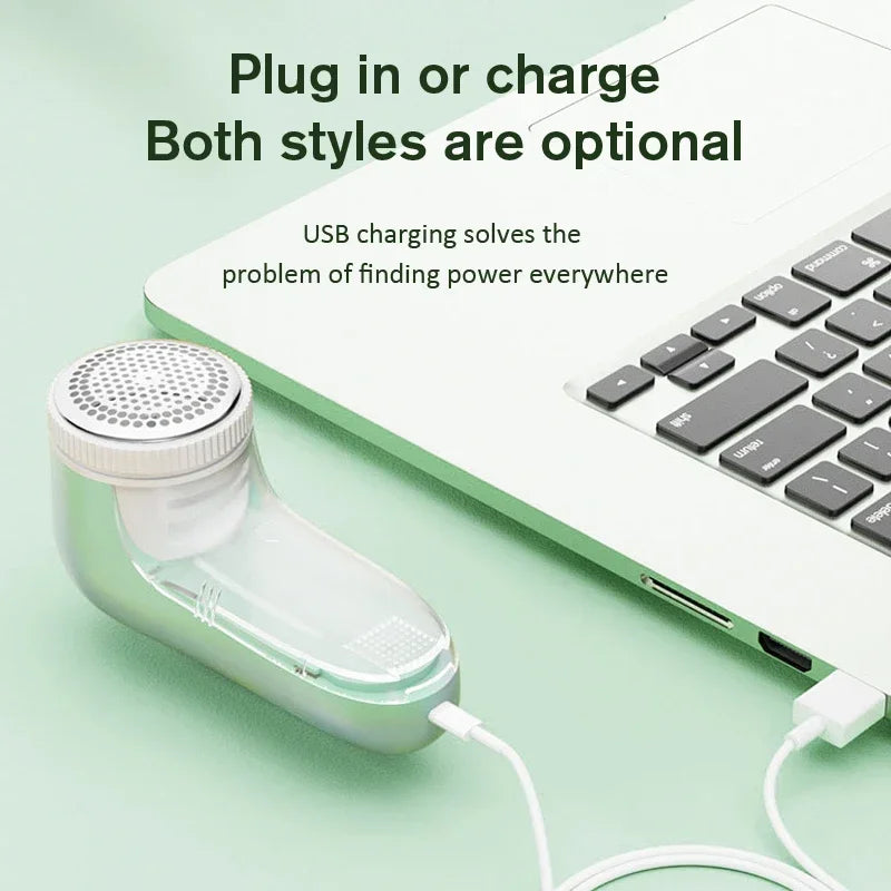 Afeitadora de pelusas para ropa, Defuzzer eléctrico de piel operado por USB, eliminador de pelusas portátil de 850mAh, herramienta de limpieza del hogar