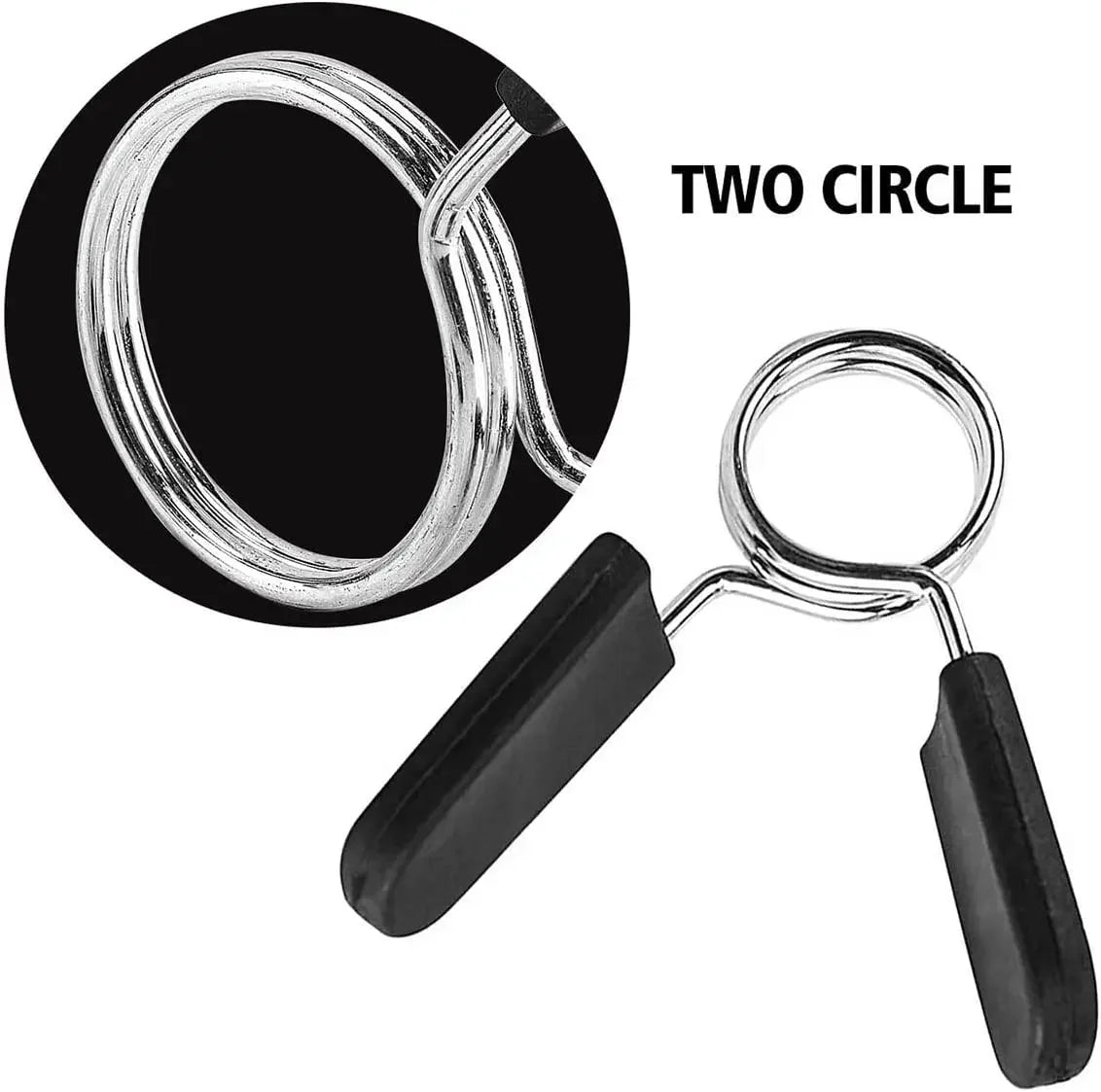 Abrazadera de barra de 25/28/30mm, Clips de cuello de resorte, bloqueo de mancuernas de peso para gimnasio, Kit de levantamiento estándar, bloqueo de levantamiento de pesas, 2/4 Uds.