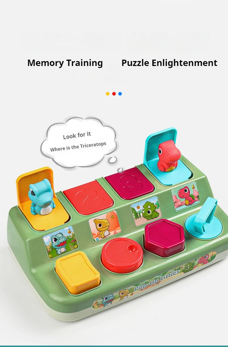 Juguete emergente de actividad interactiva para bebés, juguete con causa y efecto, juegos de desarrollo para bebés, juguetes educativos de aprendizaje Montessori