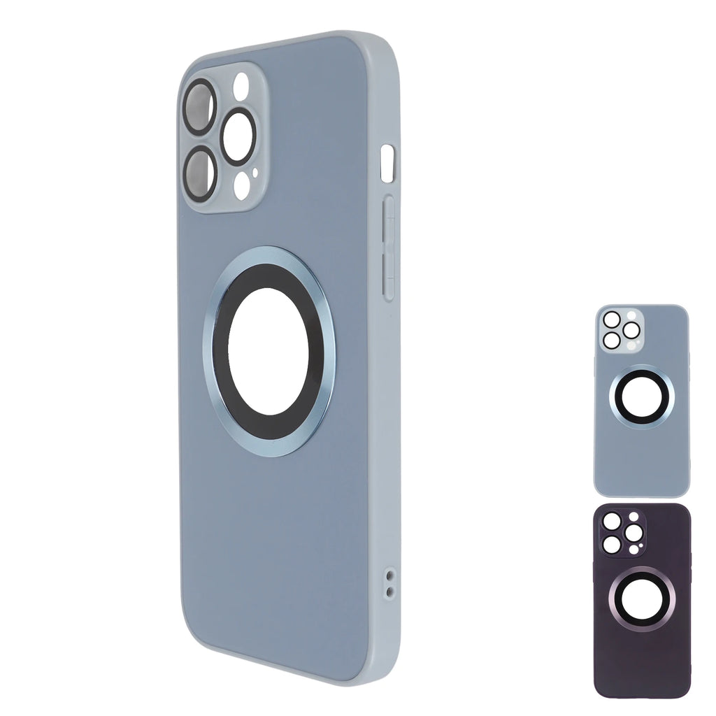Funda Magnética para Teléfono, a Prueba de Polvo y Arañazos, Funda Magnética para Teléfono con Cristal Esmerilado, Cubierta Protectora para iPhone 14 Pro Max