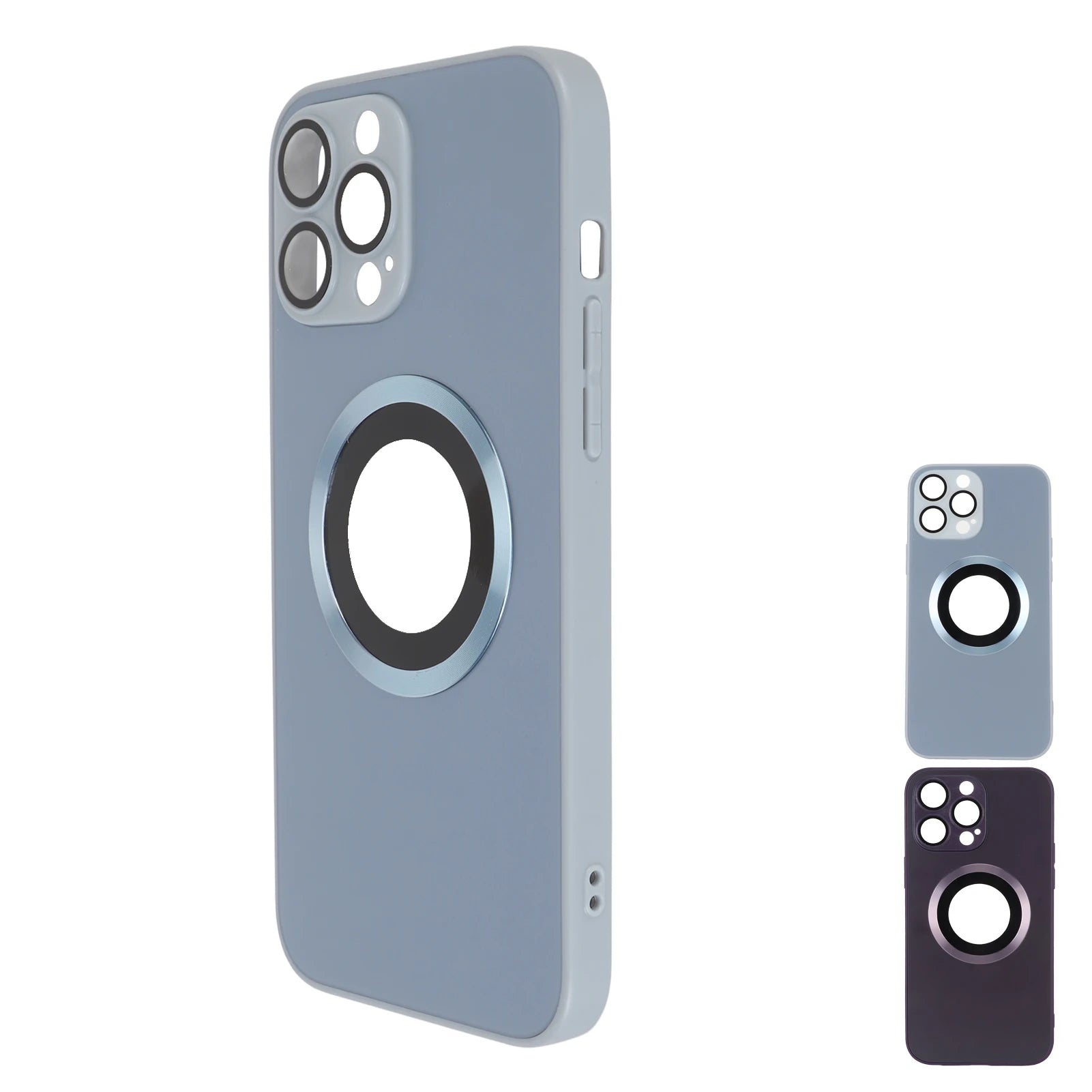 Funda Magnética para Teléfono, a Prueba de Polvo y Arañazos, Funda Magnética para Teléfono con Cristal Esmerilado, Cubierta Protectora para iPhone 14 Pro Max