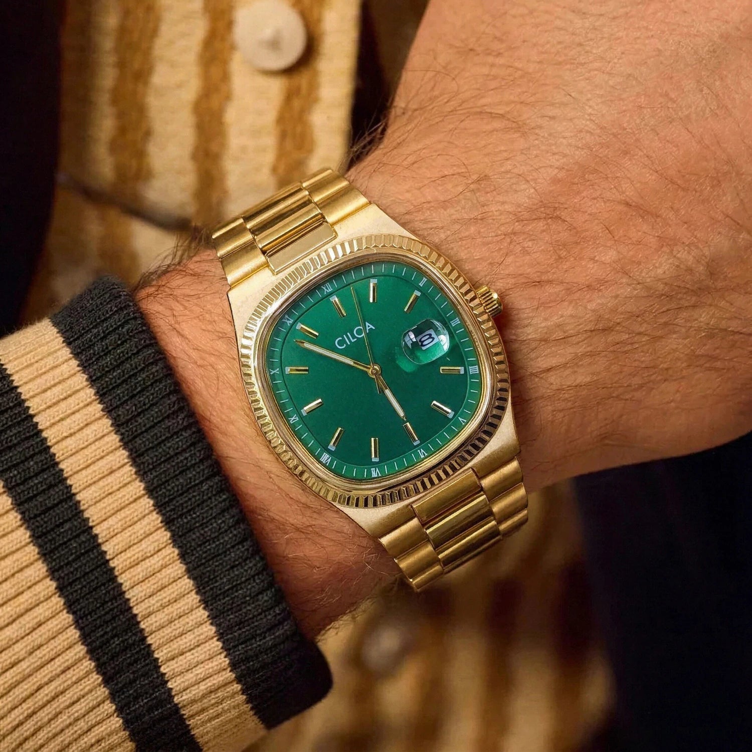 Reloj cuadrado retro para hombre, marca de lujo ligero, regalo genuino, nuevo 2026, correa de acero inoxidable, reloj de cuarzo impermeable