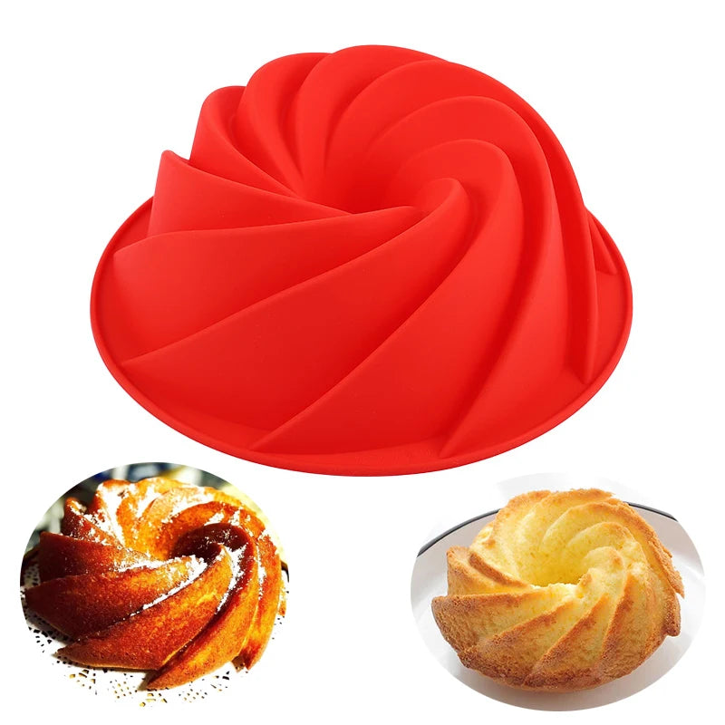 Molde redondo de silicona para Mousse, bandeja para hornear pasteles DIY, utensilios de cocina para hornear, herramienta de pastelería