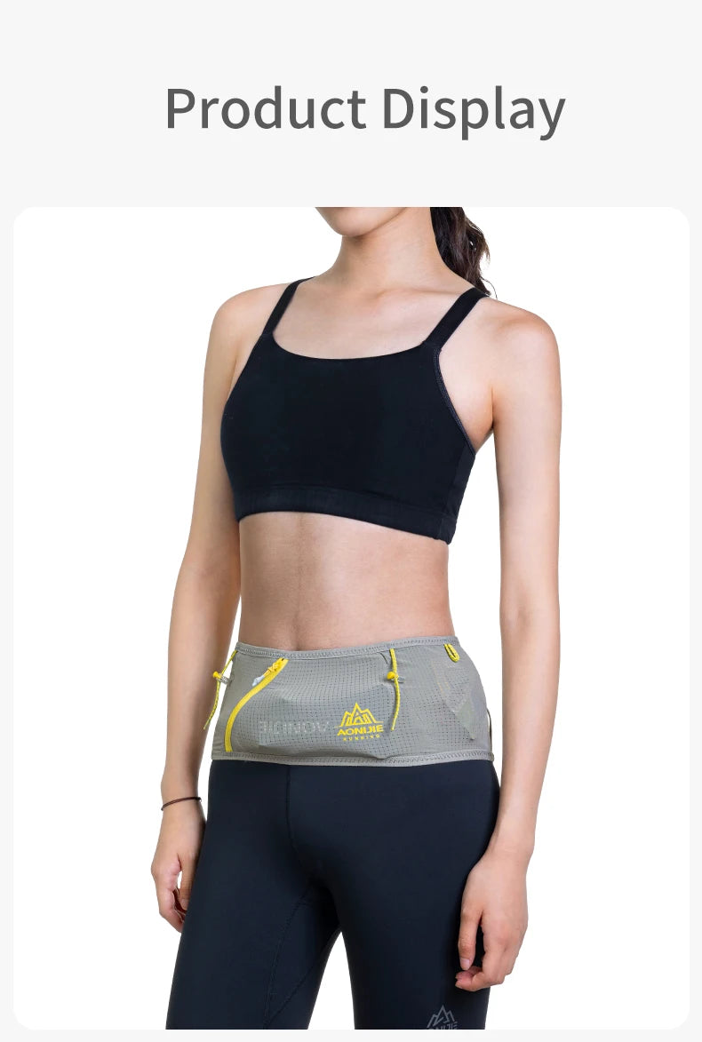AONIJIE W8101 cinturón de hidratación para correr riñonera bolsa de dinero de viaje Trail Marathon gimnasio entrenamiento Fitness soporte para teléfono móvil