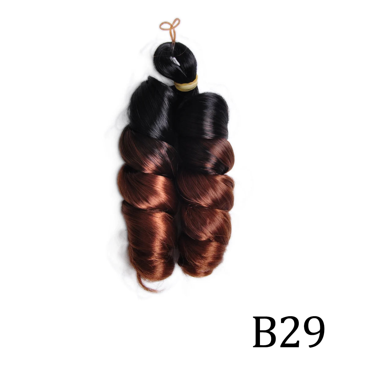Extensiones de cabello trenzado rizado en espiral de pelo sintético de 12 pulgadas, pelo rizado rosa ombré, rizos franceses, pelo de ganchillo trenzado para mujer