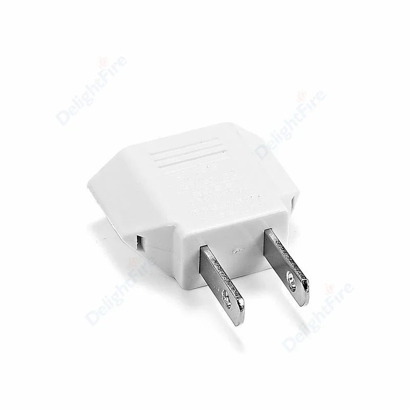 Adaptador de enchufe eléctrico estadounidense, europeo, UE a EE. UU., América, China, CN, Canadá, CA, adaptador de viaje, enchufe de 2 pines, convertidor tipo A, adaptador de corriente