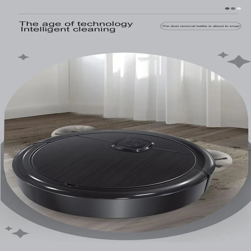Robot Aspirador 3 en 1, Automático, con Función de Trapeador, Diseño Delgado, Potencia Automática Inteligente, Limpiador para el Hogar, 2026