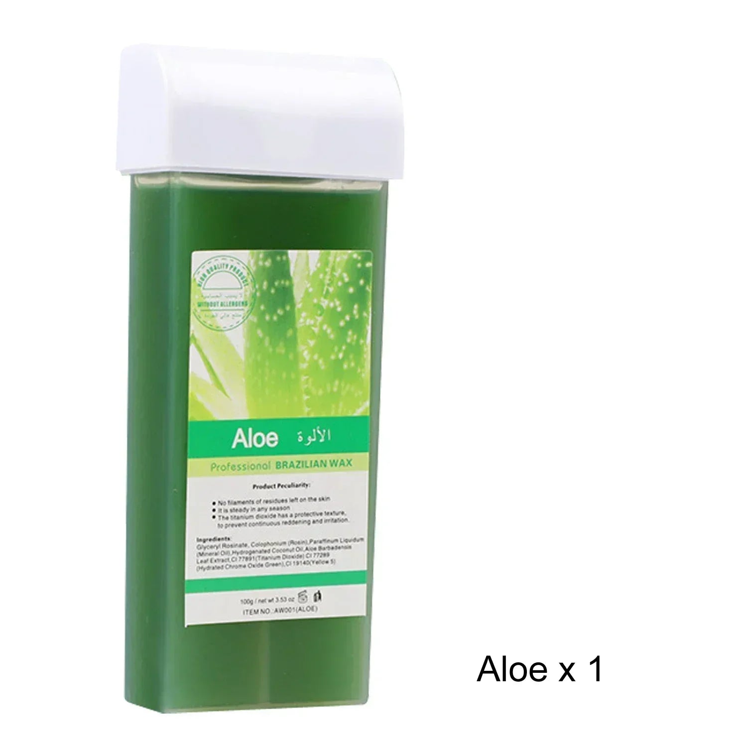 Cera depilatoria en roll-on 2026 con rosa y aloe, cartucho de cera indolora para depilación, calentador de cera para depilación de bikini y cuerpo