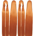 Peluca de cabello sintético para mujer, pelo largo y liso de color naranja de 150CM, 60 pulgadas, resistente al calor, Cosplay de anime, accesorios de fiesta