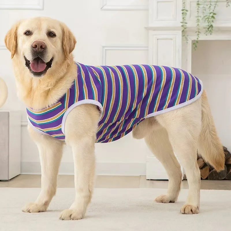 Chaleco sin mangas de verano para perros medianos y grandes, pijamas de verano para mascotas y ropa para el hogar, que se puede aplicar a varios medianos y