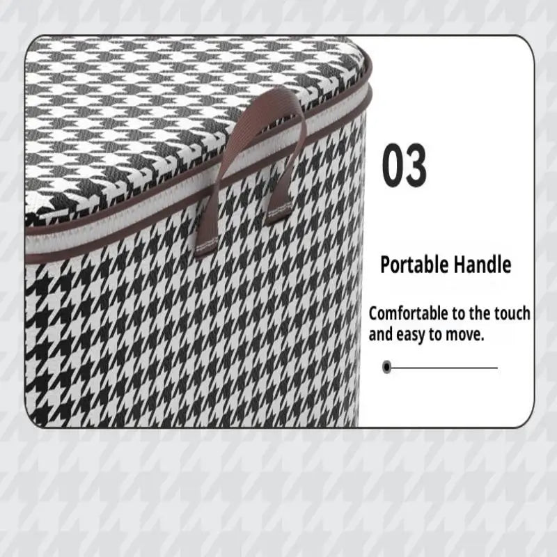 Caja de almacenamiento de ropa de gran tamaño con cubierta, cesta de lavandería grande, bolsa organizadora para bebé, plegable