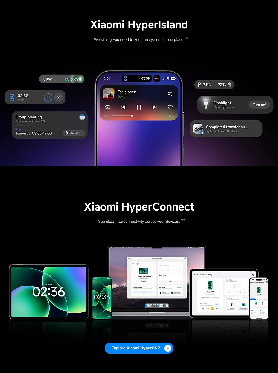 【Versión Global】 Xiaomi 17 Smartphone 5G 12GB RAM Batería de 6330mAh Cámara Leica de 50MP HyperCharge de 100W Snapdragon ®   8 Elite Gen 5