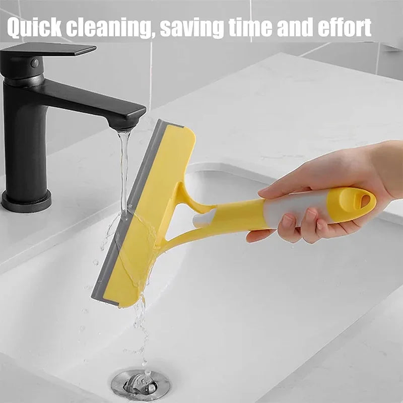 Limpiador de Vidrios Multiusos 3 en 1 con Rociador para Azulejos, Paredes de Ducha, Espejos, Baños, Ventanas de Automóviles, Uso Doméstico