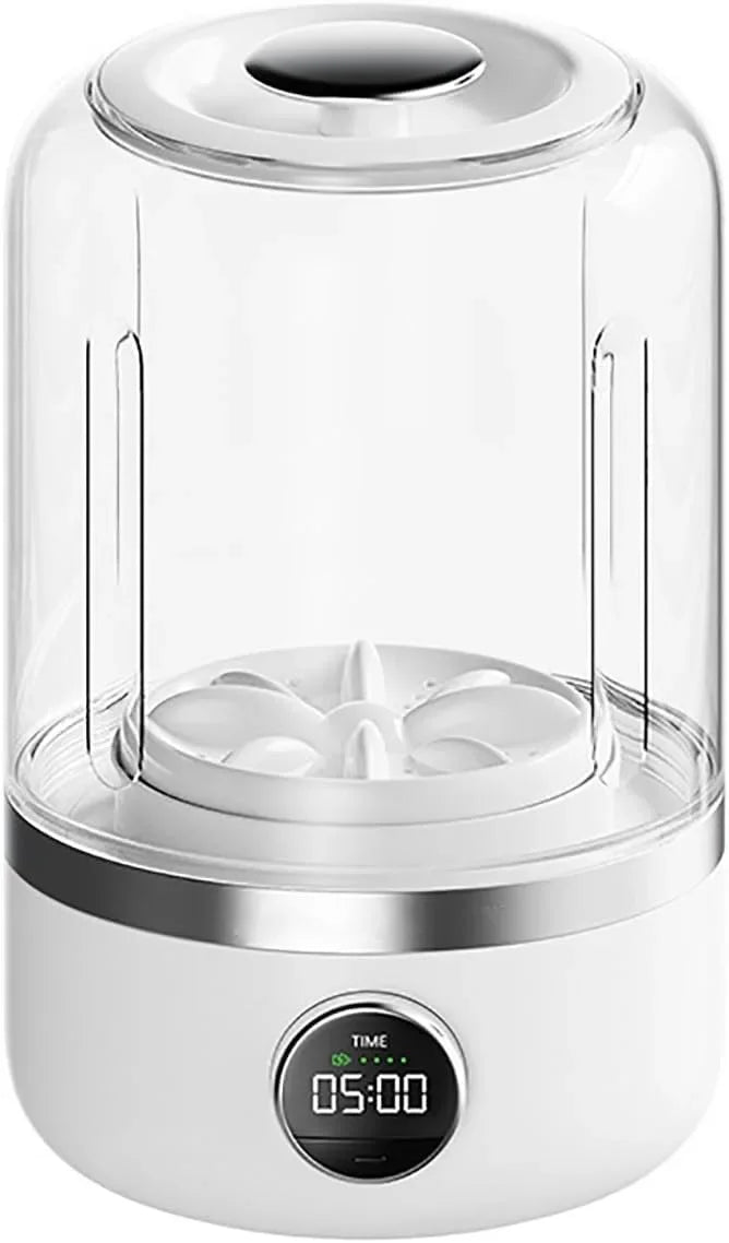Lavadora inalámbrica, limpiador de ropa interior portátil, mini calcetines de 1L, lavadora, cubo de lavandería deshidratable