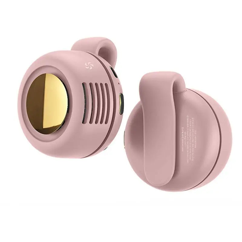 Ventilador pequeño portátil silencioso, miniventilador eléctrico sin aspas, carga USB, ideal para niños y adultos, regalo ideal para viajes al aire libre y oficina