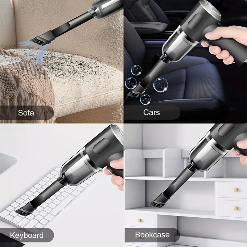 Nuevo aspirador portátil inalámbrico de 690000Pa para coche, aspirador de mano inalámbrico de alta potencia para el hogar, oficina y coche 2026