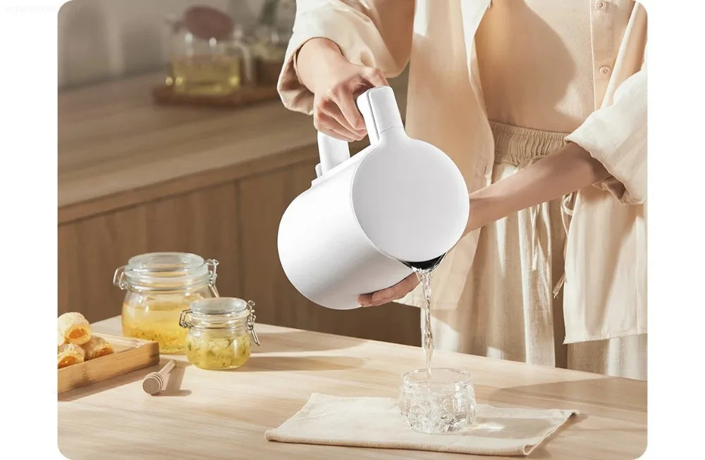 Hervidor Eléctrico Mijia N1, Hervidor de Agua de Acero Inoxidable de Ebullición Rápida, 220V, Hervidores Eléctricos Inteligentes de 1.5L y 1500W para Té y Café en Casa