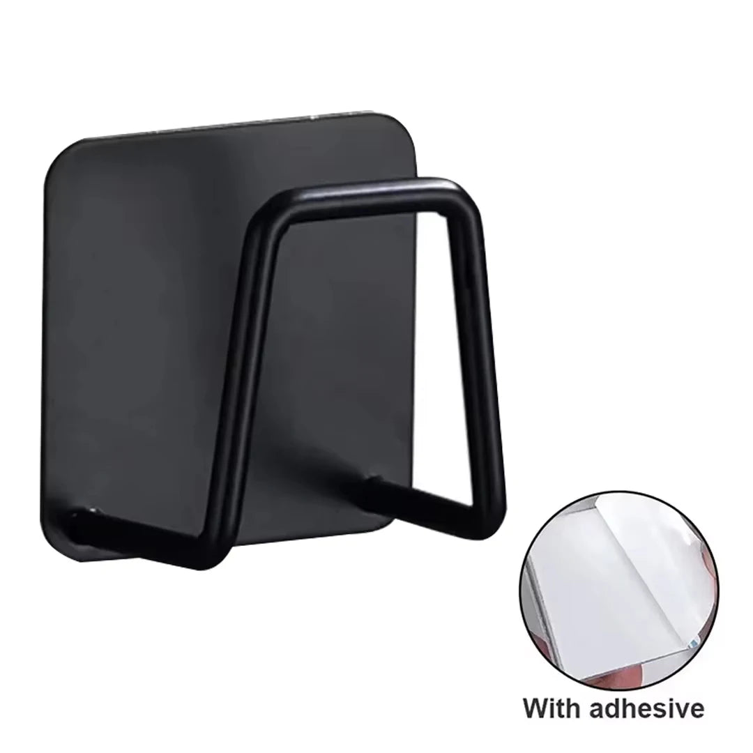 Soporte de Esponja para Montar en la Pared, de Acero Inoxidable, Organizador de Fregadero Autoadhesivo que Ahorra Espacio, para Fregadero de Cocina