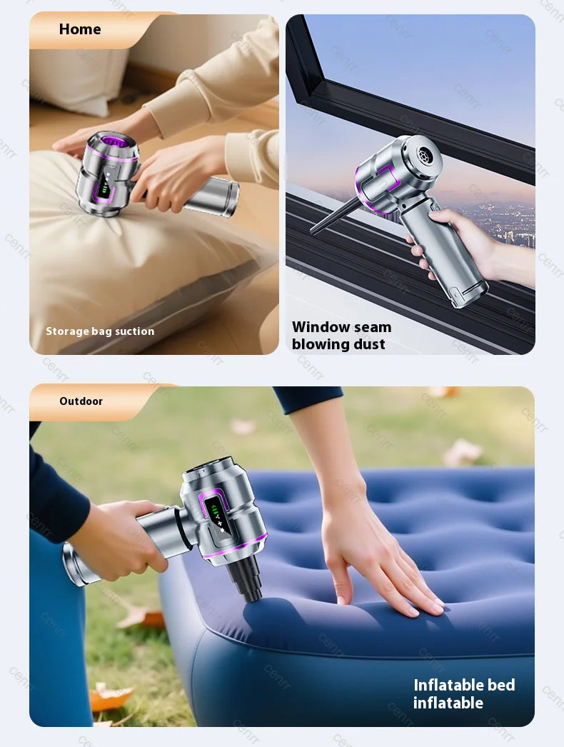 Aspirador de coche Mini potente 998000PA, electrodoméstico portátil, soplador de mano, aspirador para limpiador de coche