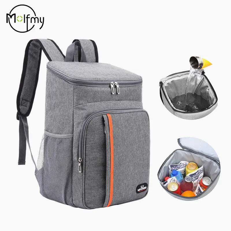 Mochilas para hombre, Bolsa térmica portátil impermeable, refrigerador duradero impermeable, IceCase, Mochilas de Picnic para acampar, Icebox Mochilas Bolsa