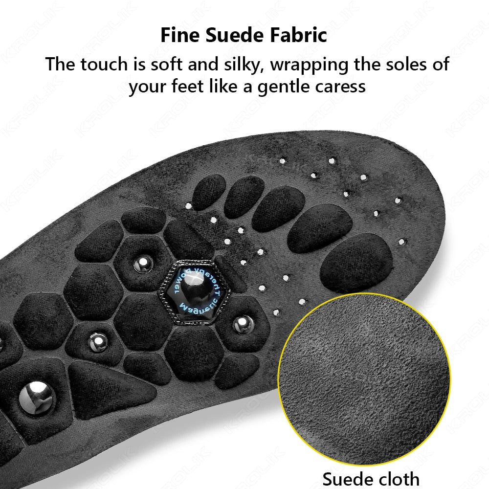 Plantillas de masaje magnético, insertos de acupresión, soporte para arco, acupresión ortopédica, almohadillas para zapatos, alivia el cansado para hombres y mujeres, Unisex