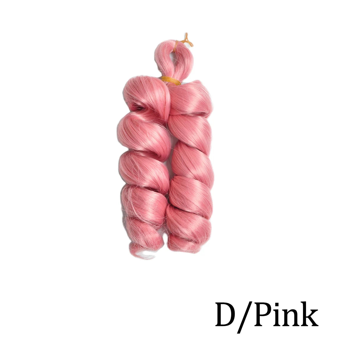 Extensiones de cabello trenzado rizado en espiral de pelo sintético de 12 pulgadas, pelo rizado rosa ombré, rizos franceses, pelo de ganchillo trenzado para mujer