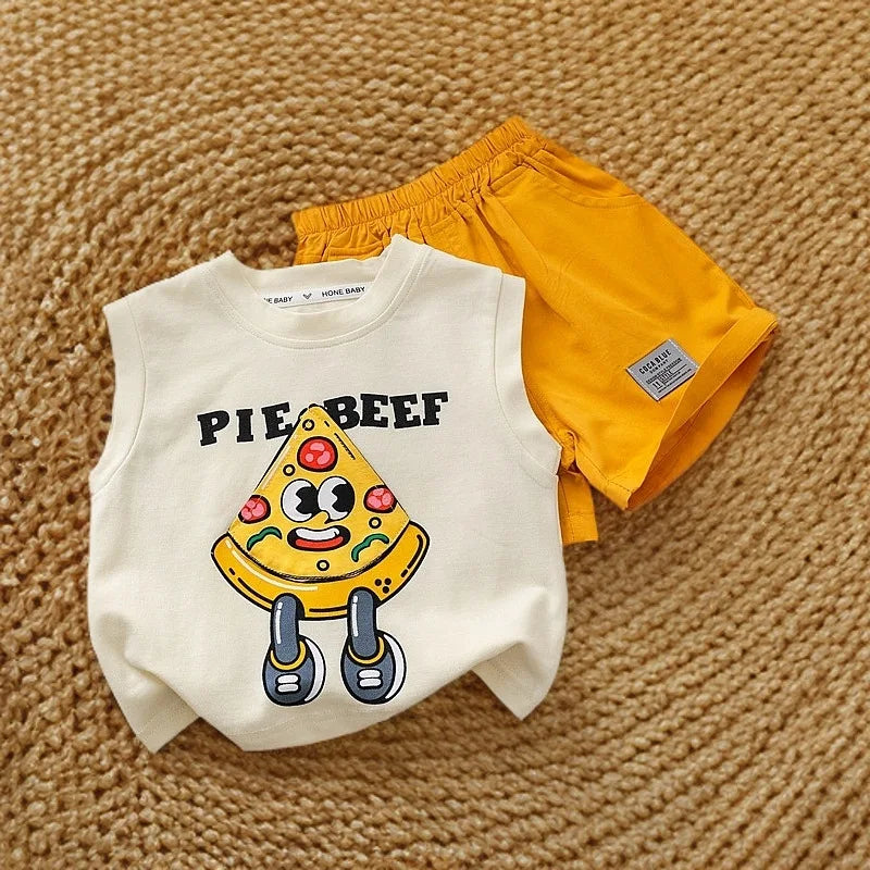 Conjunto de Chaleco sin Mangas para Bebé, Nueva Llegada de Verano