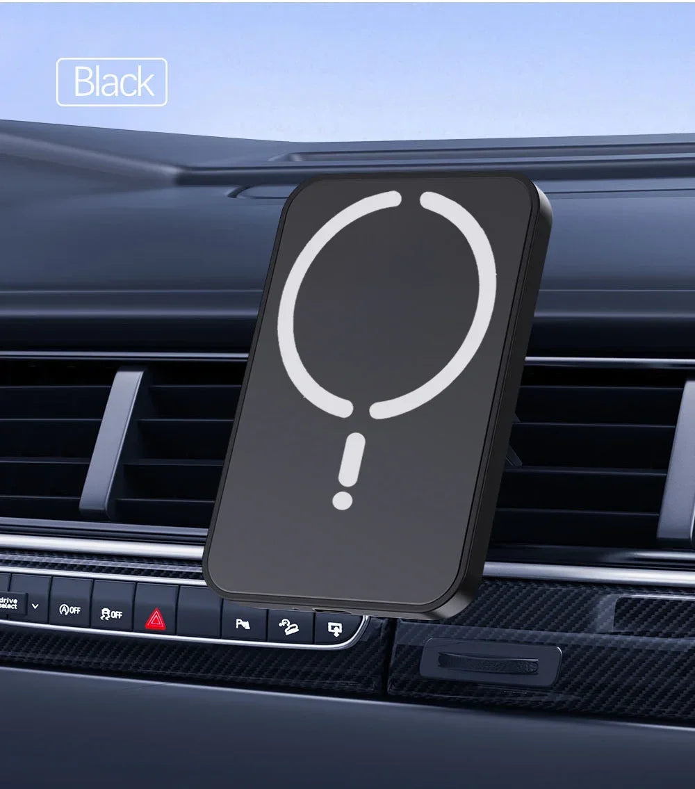 Cargador Inalámbrico Magnético para Coche, Soporte para Teléfono con Salida de Aire para iPhone 17 16 15 14 13 12 Pro Max, Estación de Carga Rápida Inalámbrica para Coche