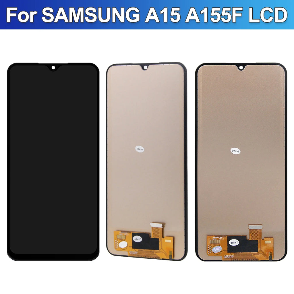 Pantalla A15 para Samsung A15 A155F A155M pantalla LCD MONTAJE DE digitalizador con pantalla táctil para Samsung A15 A156B A156E pantalla de visualización