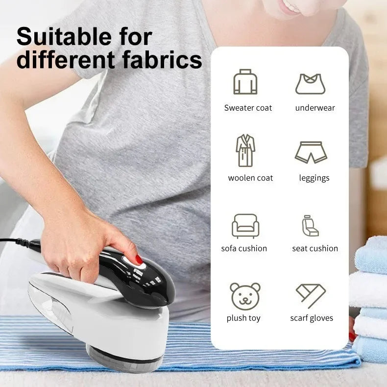 Quitapelusas eléctrico portátil para el hogar, eliminador de pelusas para suéteres, cortinas, alfombras, ropa, máquina para quitar pellets, UE/EE. UU.