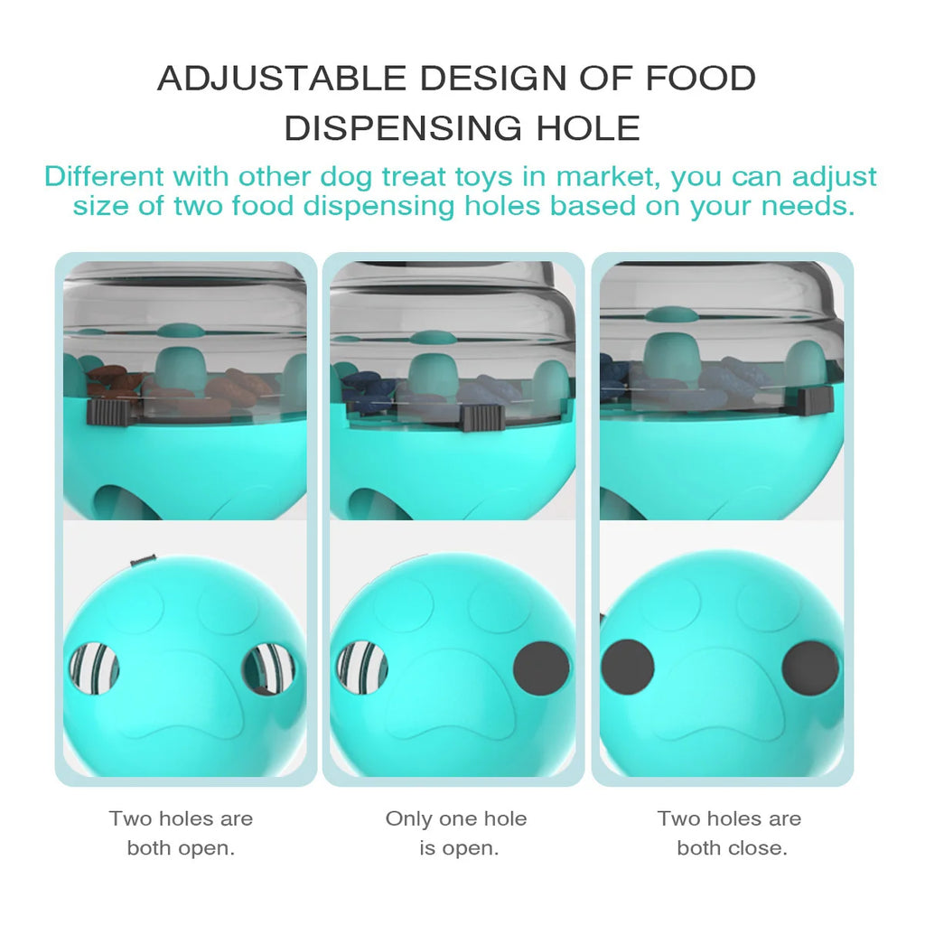 Juguete Dispensador de Comida para Perros, Tipo Rompecabezas, con Bola Antiderrames, Alimentador Lento