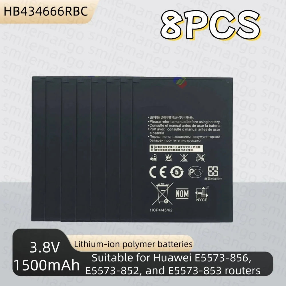 Batería HB434666RBC de alta capacidad de 1500mAh para enrutador Huawei E5573 E5573S E5573s-32 E5573S-320 E5573s-606 -806