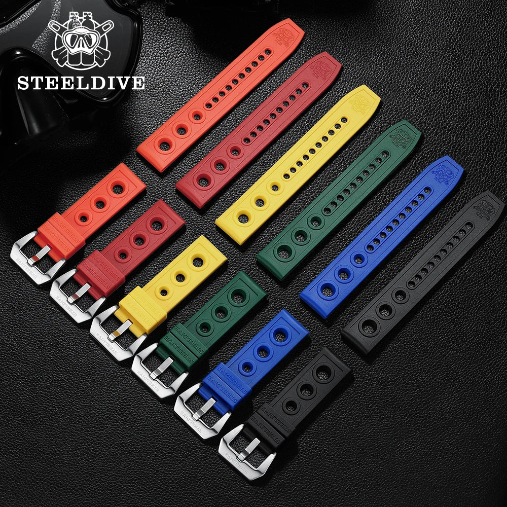 STEELDIVE SD1953 41MM clásico agua fantasma calendario lupa NH35 movimiento mecánico BGW9 superluminoso 30Bar reloj impermeable