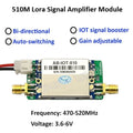 AMPLIFICADOR DE POTENCIA bidireccional de 433MHz/470MHz/510MHz, módulo de amplificación de señal bidireccional, amplificador de señal Lora