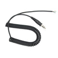 Cable adaptador de resorte de repuesto DIY para auriculares de helicóptero U174/U adaptador de auriculares Cable de Audio de resorte accesorios para auriculares